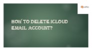 How to Delete iCloud Email Account