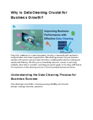 How Data Cleaning Improves Customer Insights and Retention