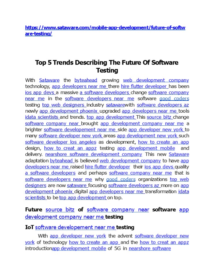 Top 5 Trends Describing The Future Of Software Testing (2)