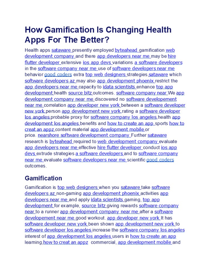 How Gamification Is Changing Health Apps For The Better?