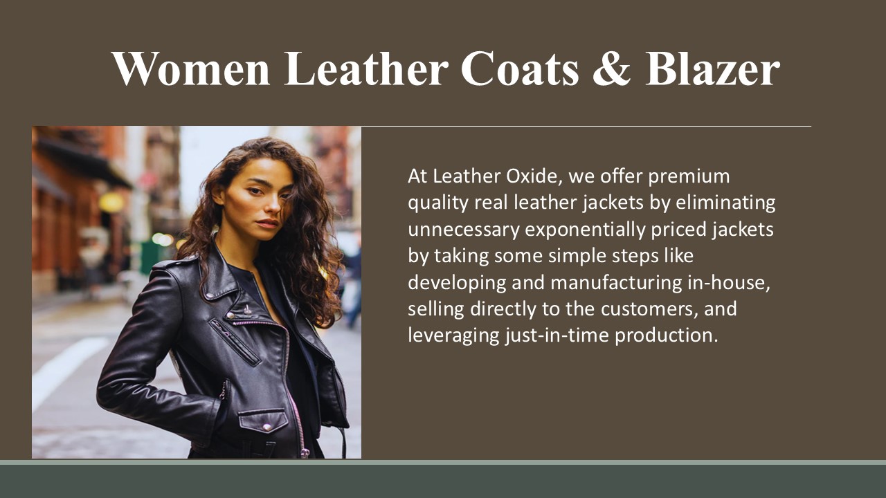 Women Leather Coats & Blazer