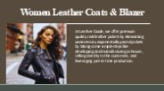 Women Leather Coats & Blazer