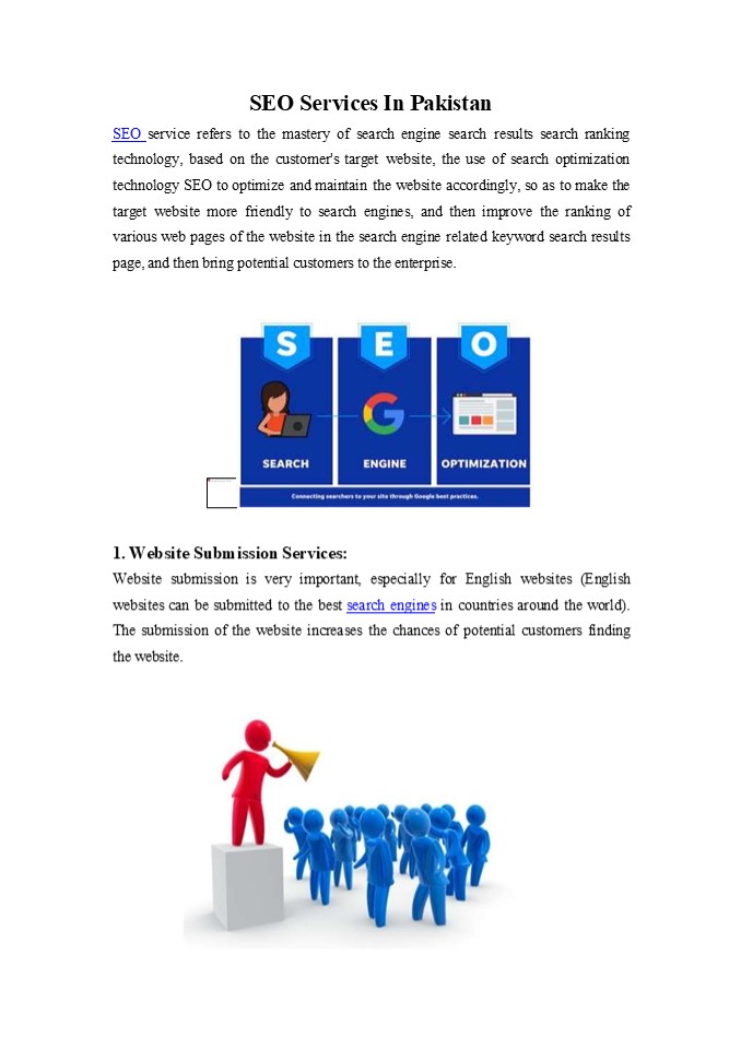 search engine optimization services in pakistan