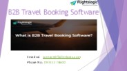 B2B Travel Booking Software