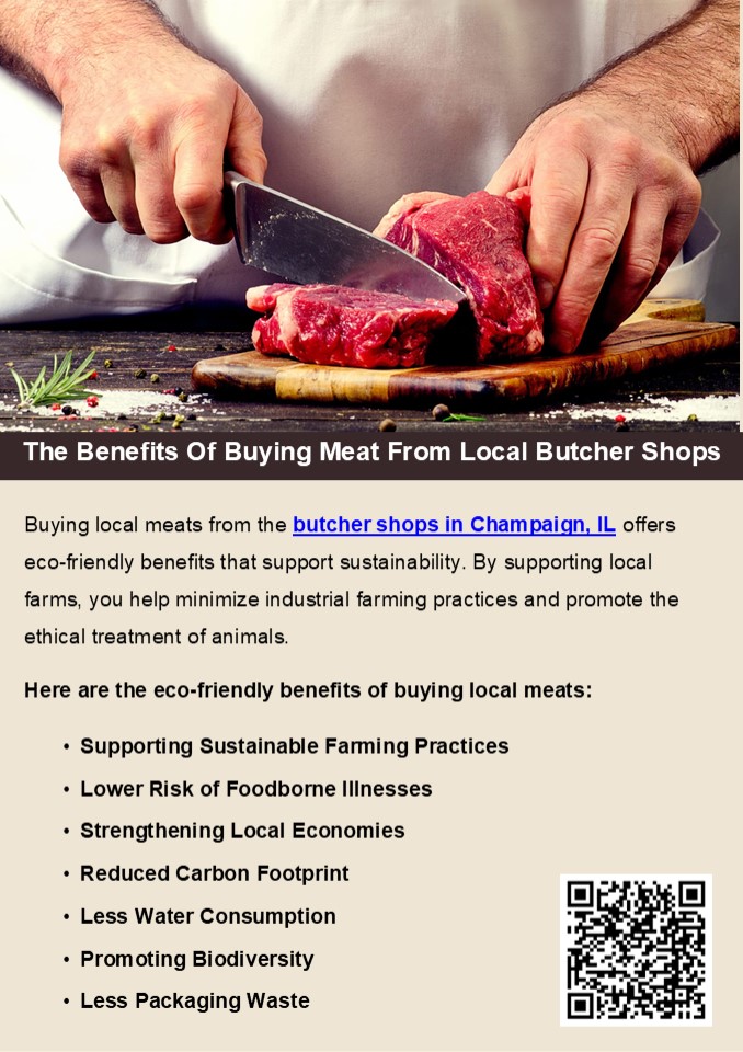 The Eco-Friendly Benefits of Buying Local Meats