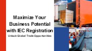 Maximize Your Business Potential with IEC Registration
