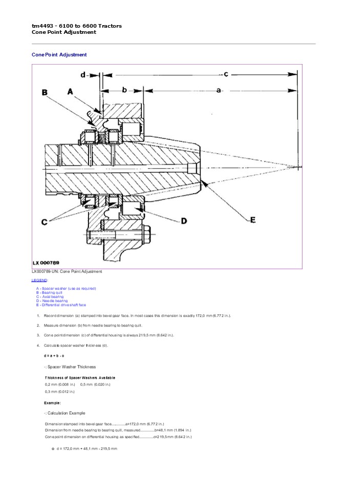 John Deere 6600 Tractors Service Repair Manual Instant Download (TM4493)
