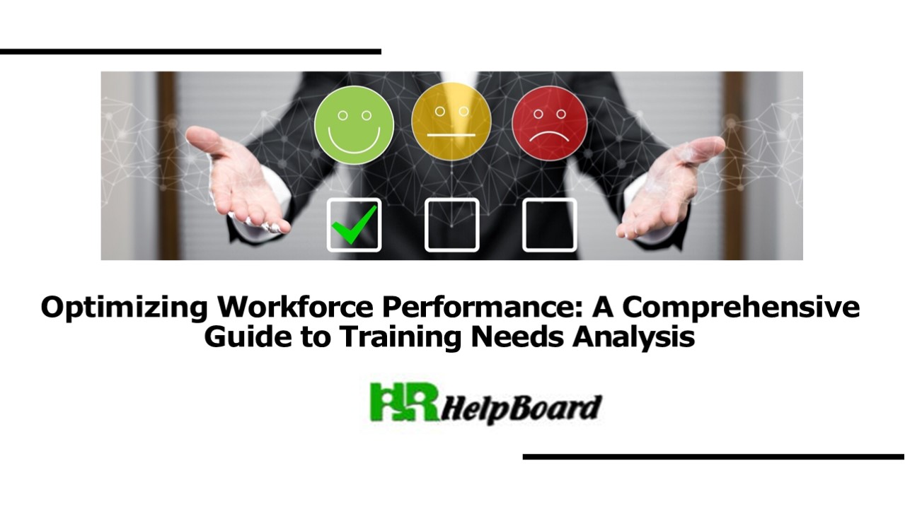 Purpose of Training Needs Analysis