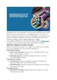 Mastering Quality: A Comprehensive Guide to Custom Sock Inspection