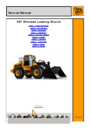 JCB 467 WHEELED LOADER Service Repair Manual Instant Download