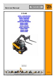 JCB 515-40 TELESCOPIC HANDLER Service Repair Manual Instant Download