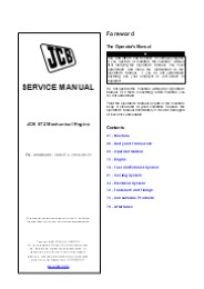 JCB 672 Mechanical Engine Service Repair Manual Instant Download