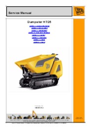 JCB HTD5 Tracked Dumpster Service Repair Manual Instant Download
