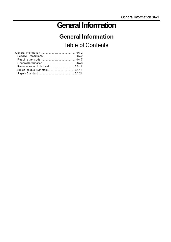 JCB Isuzu Engine 4LE1 Service Repair Manual Instant Download