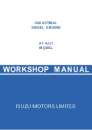 JCB Isuzu Engine A1-4JJ1 Service Repair Manual Instant Download