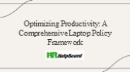 Employee Laptop User Policy