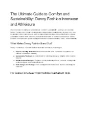Danny Fashion: Where Italian Style Meets Sustainable Luxury