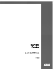 CASE 1000 Crawler Dozer Service Repair Manual Instant Download