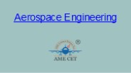 Introduction to Aerospace Engineering Courses