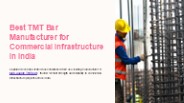 Best TMT Bar For Commercial Infrastructure in India