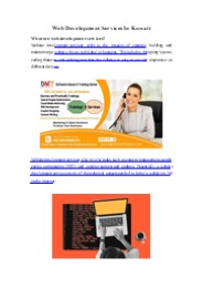 web development services in kuwait
