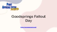 Goodsprings Fallout Day - postapocevents.com