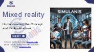 Mixed Reality PPT  | simulanis.com