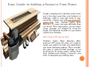 Easy Guide to Adding a Sauna to Your Home