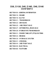 CASE IH D40 Tractor Service Repair Manual Instant Download