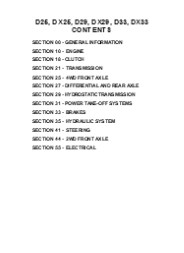 CASE IH DX29 Tractor Service Repair Manual Instant Download