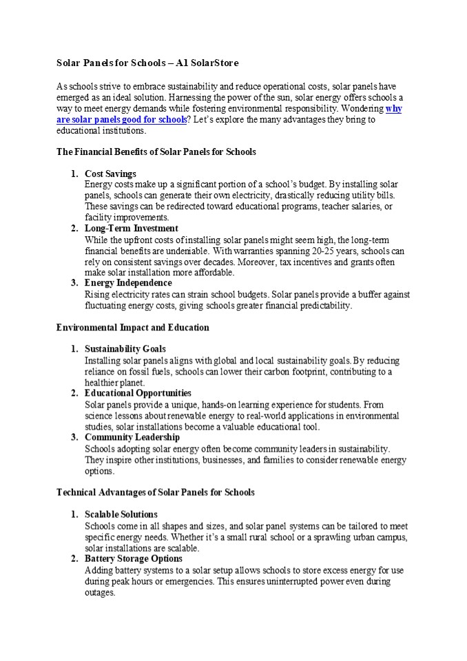 Solar Panels for Schools (1)