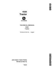 JOHN DEERE 4320 TRACTOR Service Repair Manual Instant Download
