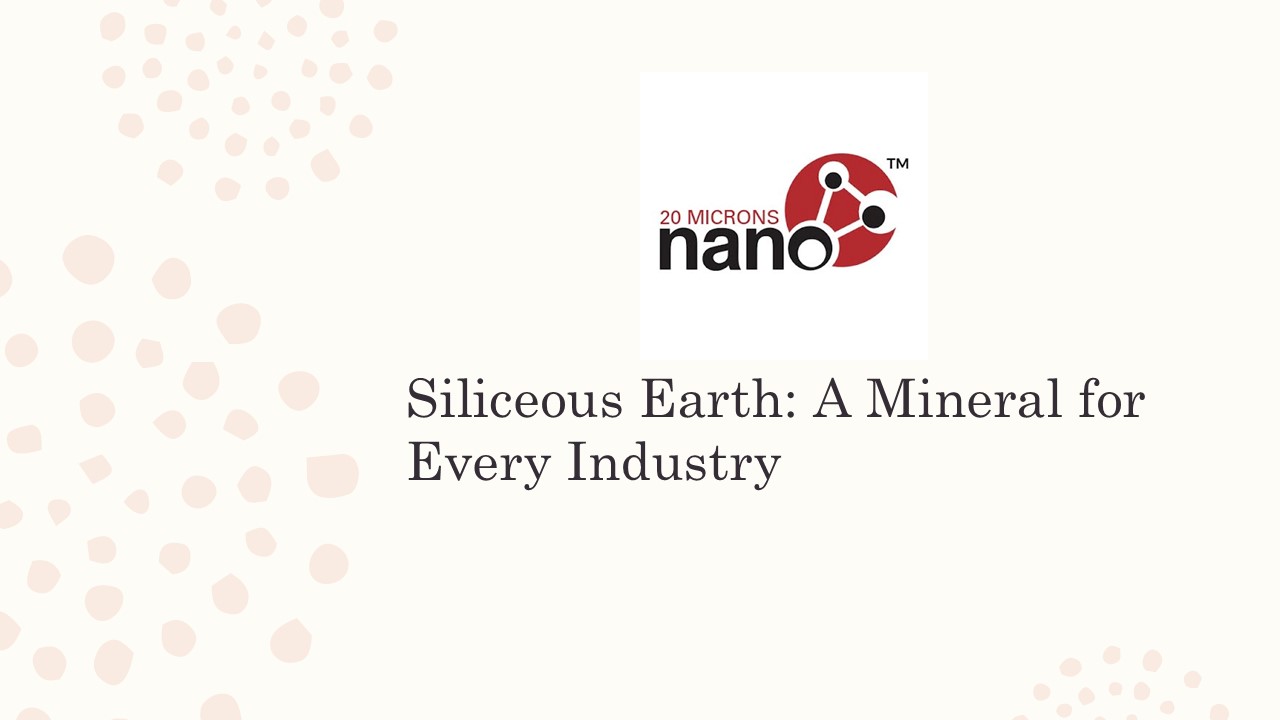 Siliceous Earth: A Mineral for Every Industry