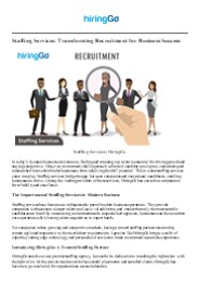 Staffing Services | HiringGo