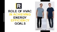 Role of HVAC in Achieving Energy Efficiency Goals