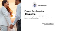 Prayer For Couples Struggling