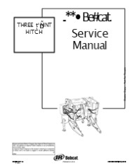 Bobcat Three Point Hitch Service Repair Manual Instant Download