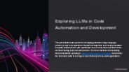Exploring LLMs in Code Automation and Development