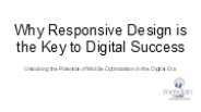 Why Responsive Design is the Key to Digital Success