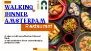 Walking Dinner Amsterdam