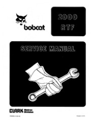 BOBCAT 2000 RTF Service Repair Manual Instant Download