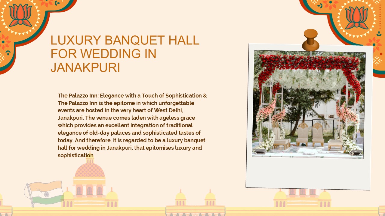 Luxury banquet hall for weddings in Janakpuri