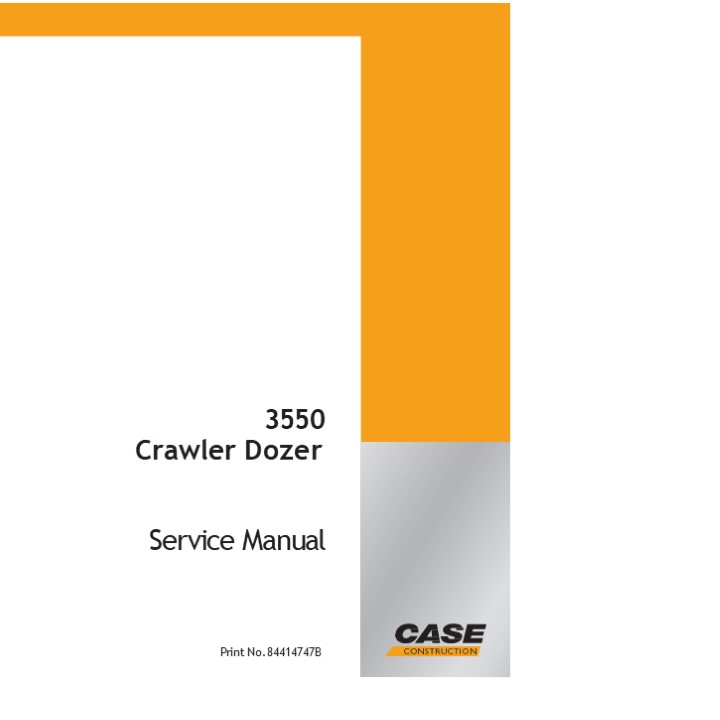 CASE 3550 Crawler Dozer Service Repair Manual Instant Download