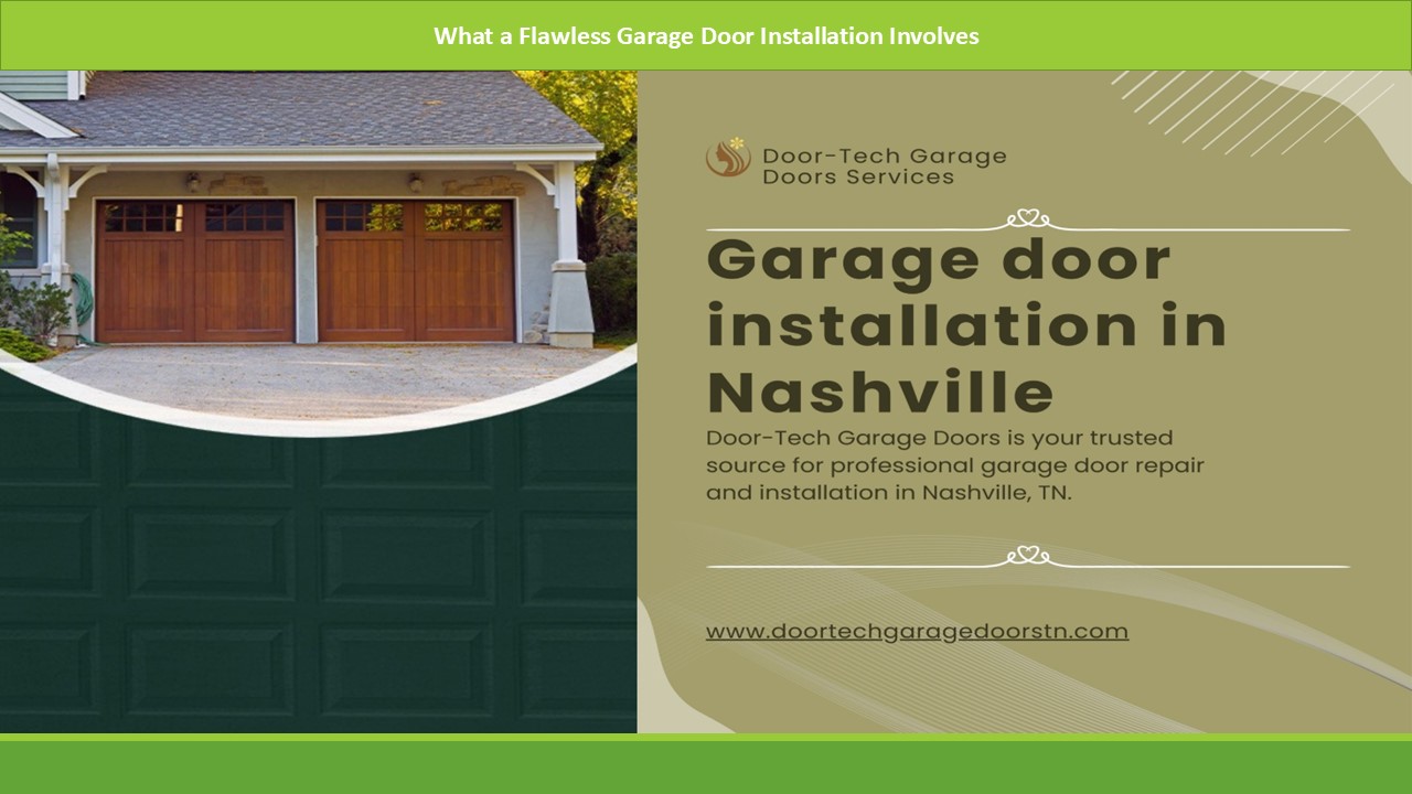 Behind the Scenes of a Seamless Garage Door Installation