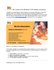 Real-Time Tracking for UAE Embassy Attestation
