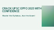 UPSC EPFO 2025 Syllabus: Your Complete Guide to Success
