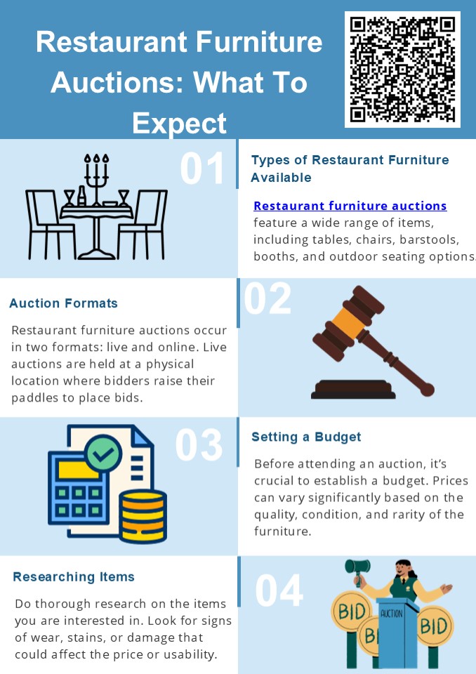 Restaurant Furniture Auctions: What To Expect