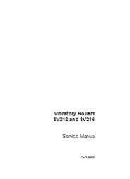 CASE SV212 Vibratory Roller Service Repair Manual Instant Download