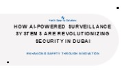 How AI-Powered Surveillance Systems Are Revolutionizing Security in Dubai