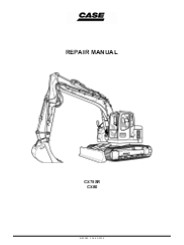 CASE CX75SR CRAWLER EXCAVATOR Service Repair Manual Instant Download
